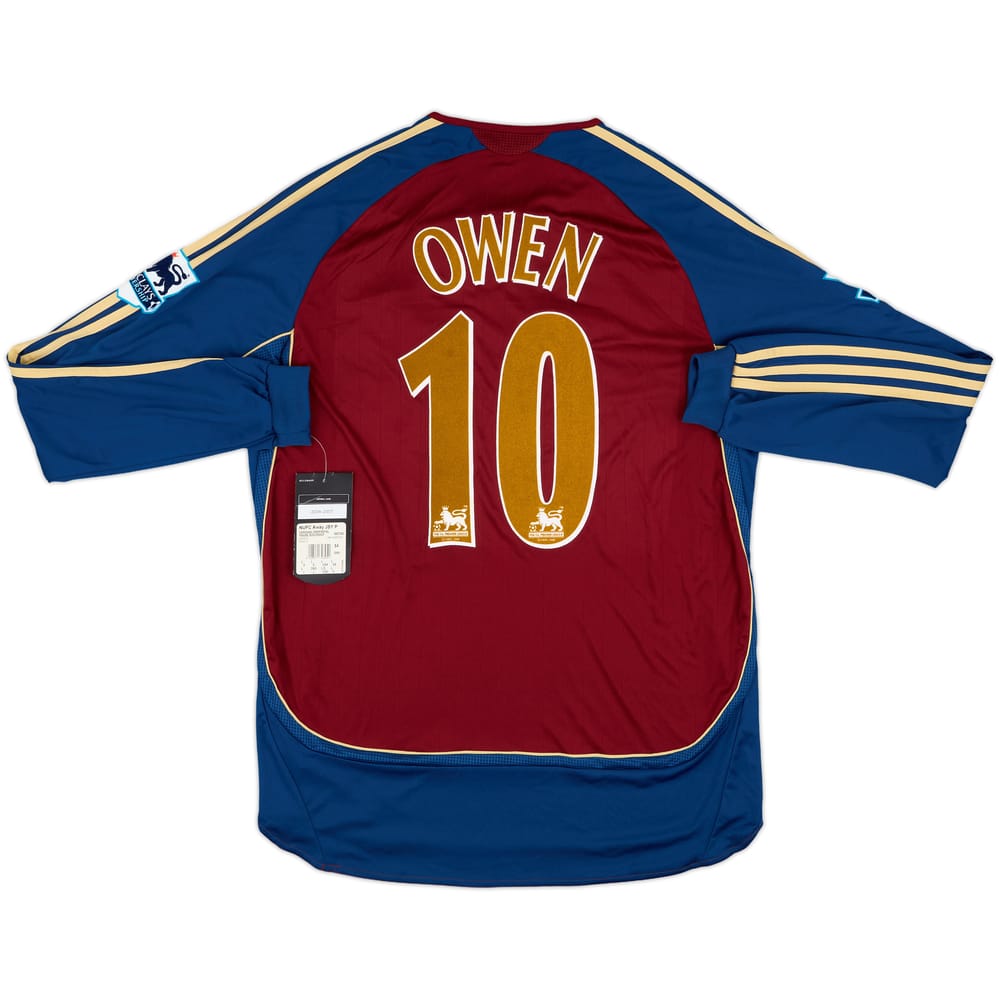 2006-07 Newcastle Player Issue Away L/S Shirt Owen #10 (L)