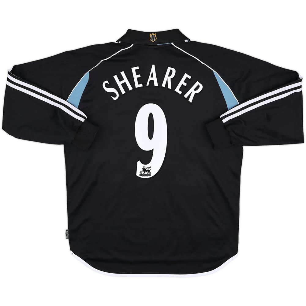 2000-01 Newcastle Away L/S Shirt Shearer #9 (L)