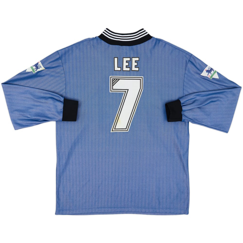 1996-97 Newcastle Away L/S Shirt Lee #7 - 8/10 - (XL)