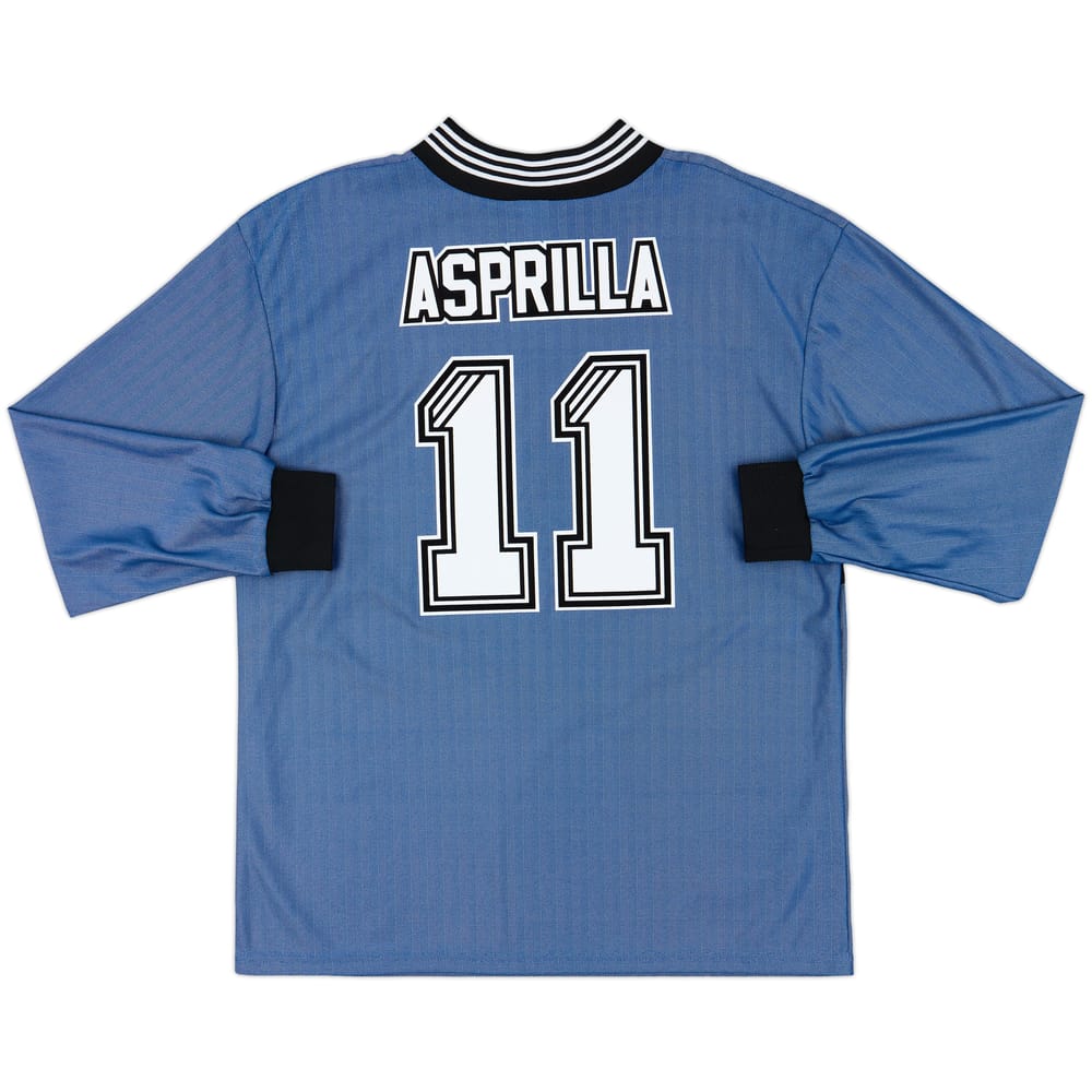 1996-97 Newcastle Away L/S Shirt Asprilla #11 - 10/10 - (XL)