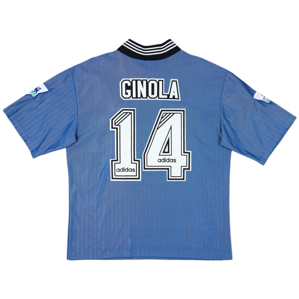 1996-97 Newcastle Away Shirt Ginola #14 - 9/10 - (XL)
