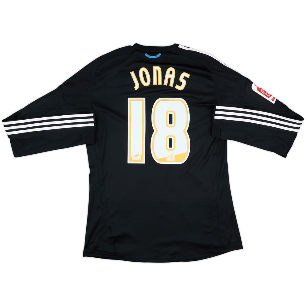 2009-10 Newcastle Player Issue Third L/S Shirt Jonas #18 - 9/10 - (L)