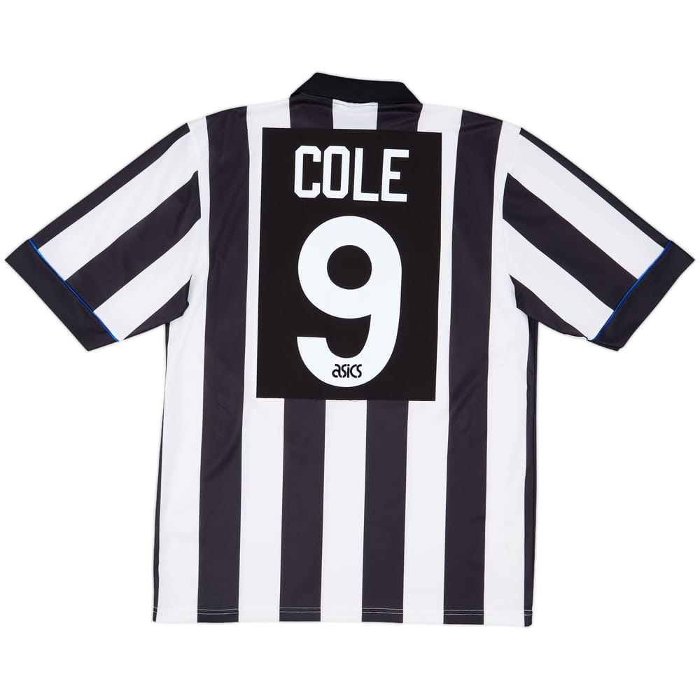 1993-95 Newcastle Home Shirt Cole #9 - 8/10 - (L)