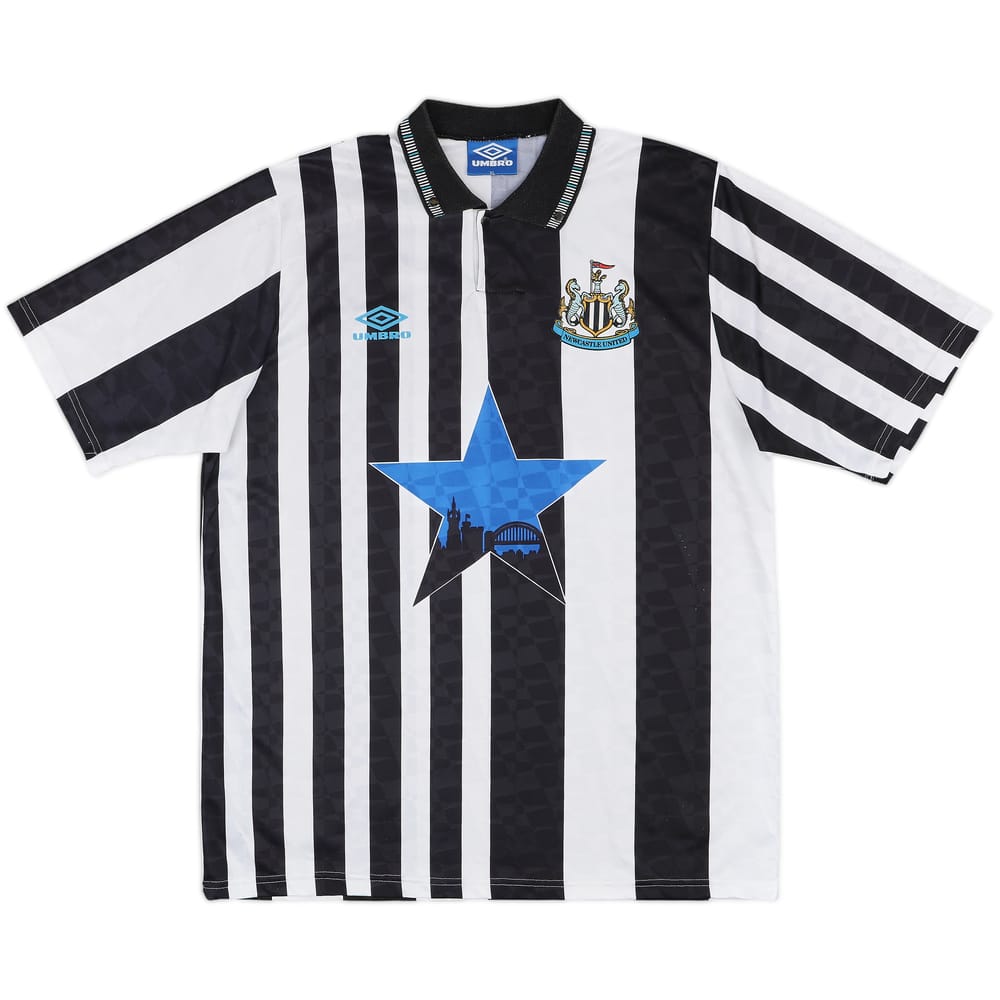 1991-93 Newcastle Home Shirt - 8/10 - (XL)