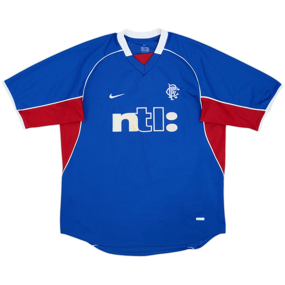 2001-02 Rangers Home Shirt - 7/10 - (L)