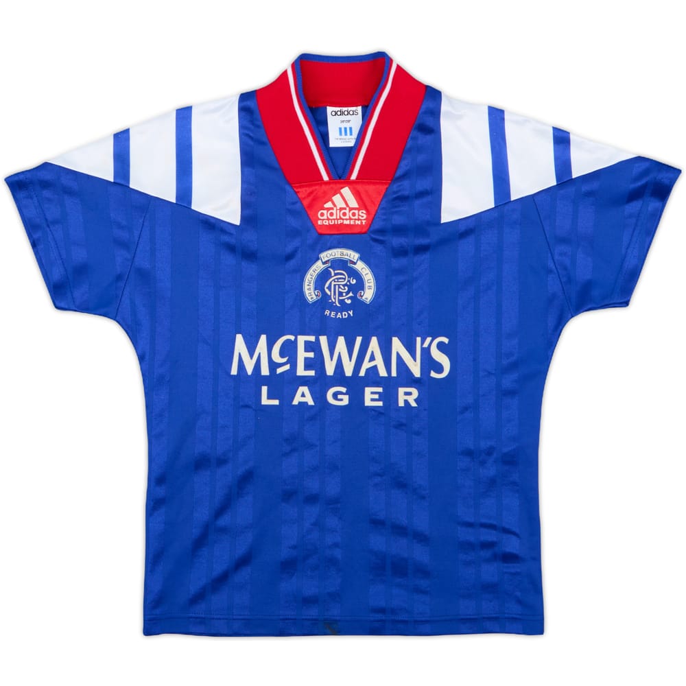 1992-94 Rangers Home Shirt - 8/10 - (7-8 Years)