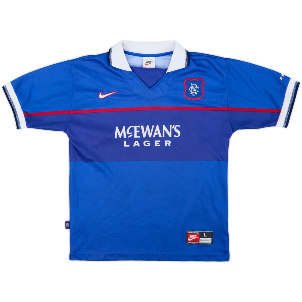 1997-99 Rangers Home Shirt - 9/10 - (L.Boys)