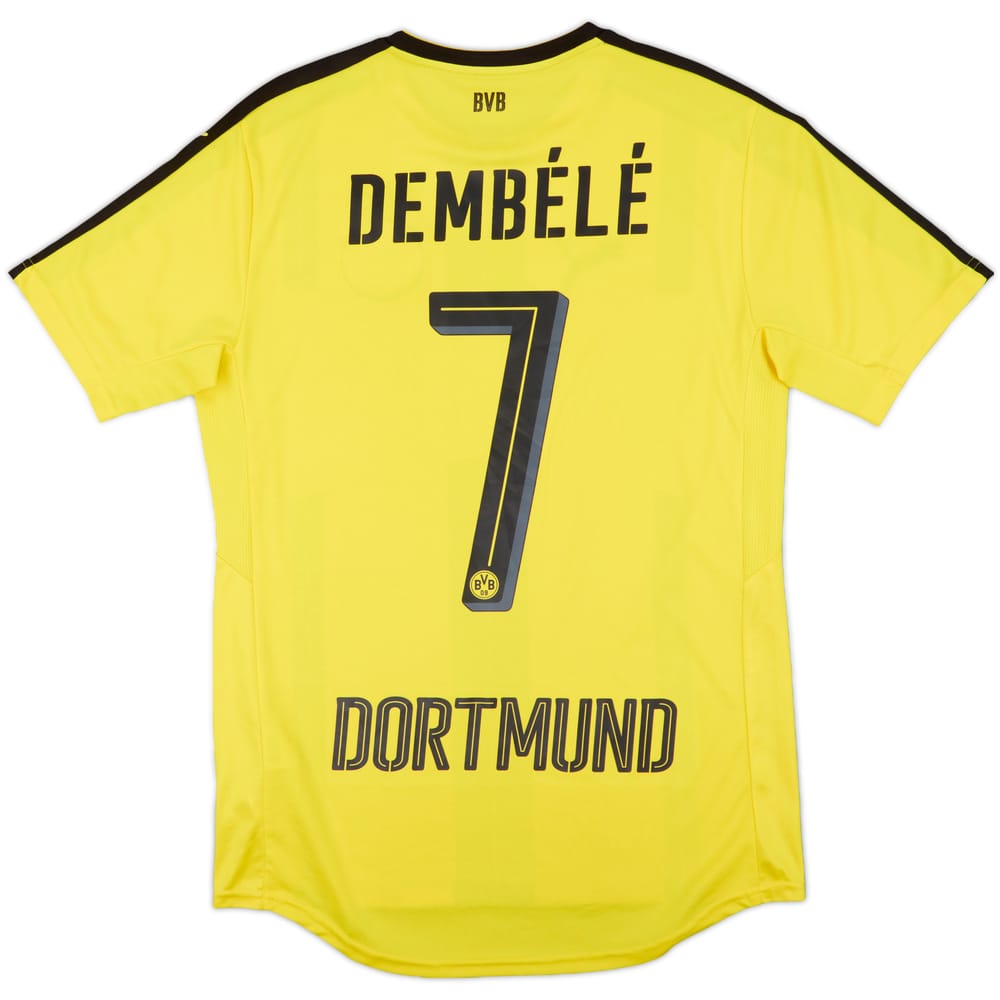 2016-17 Borussia Dortmund Home Shirt Dembele #7 - 10/10 - (S)