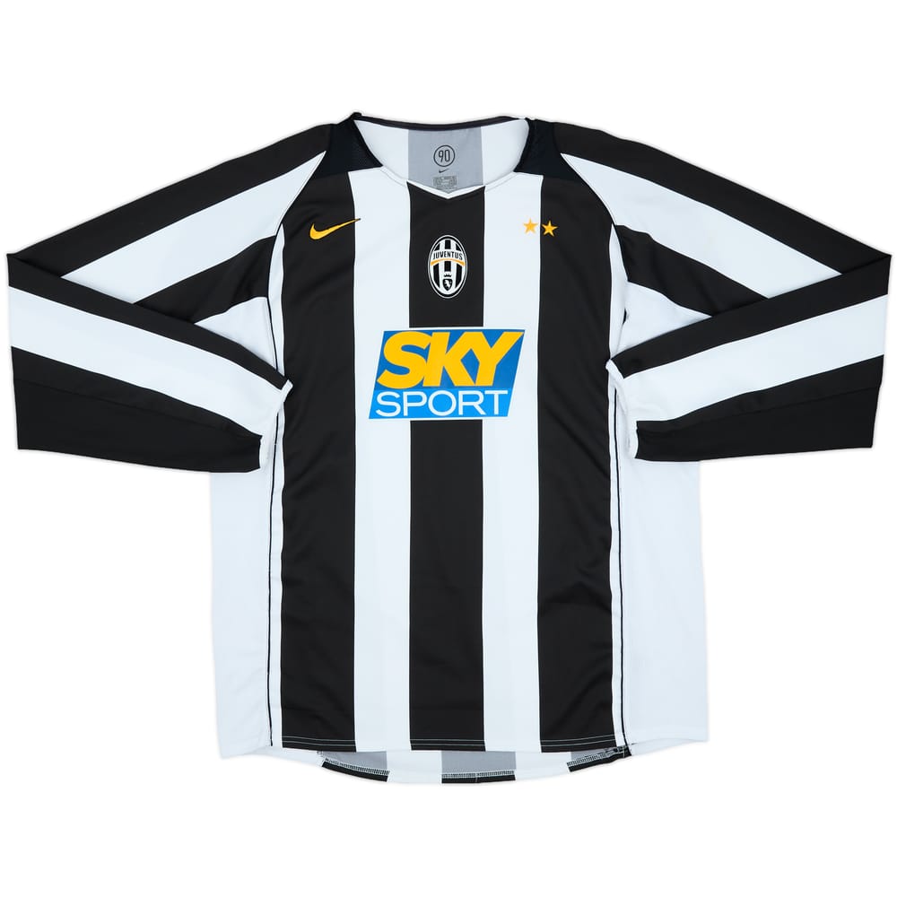 2004-05 Juventus Home L/S Shirt - 8/10 - (XL)