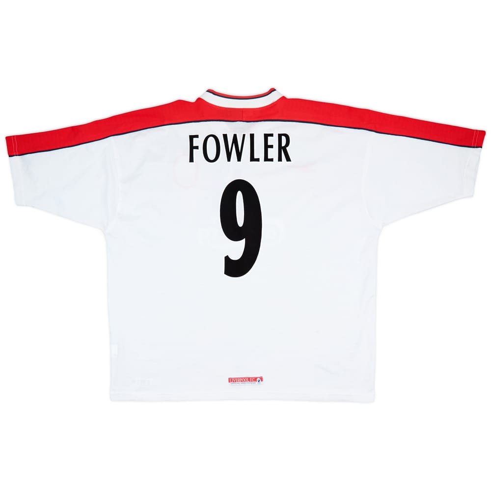 1998-99 Liverpool Away Shirt Fowler #9 - 8/10 - (XXL)