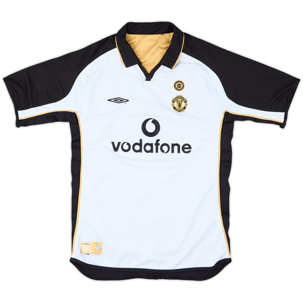 2001-02 Manchester United Centenary Away/Third Shirt - 8/10 - (L.Boys)