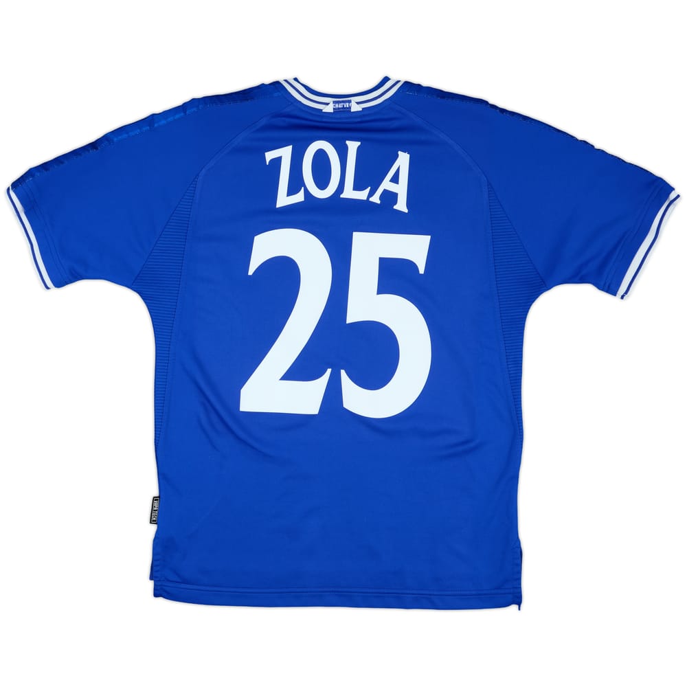 1999-01 Chelsea Home Shirt Zola #25 - 8/10 - (M)