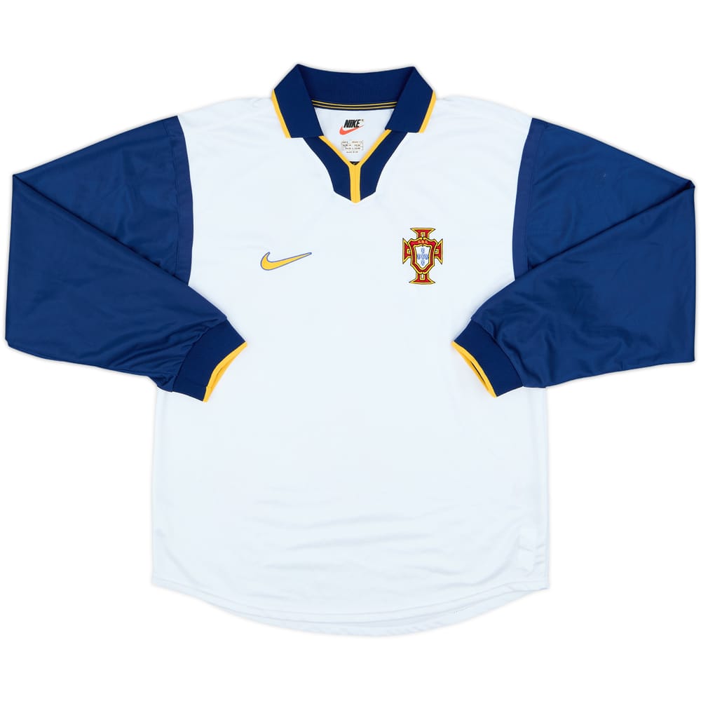 1998-00 Portugal Player Issue Away L/S Shirt - 8/10 - (S)