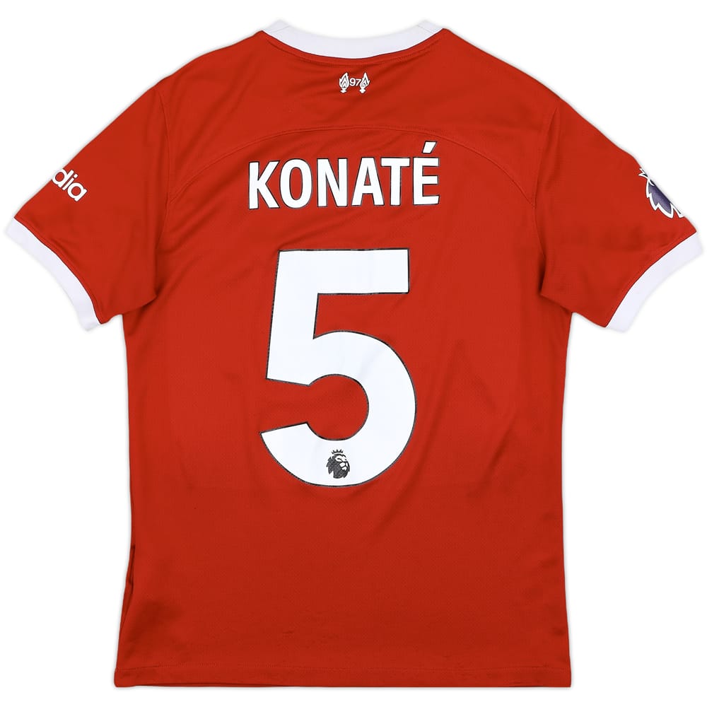 2023-24 Liverpool Home Shirt Konate #5 - 7/10 - (S)
