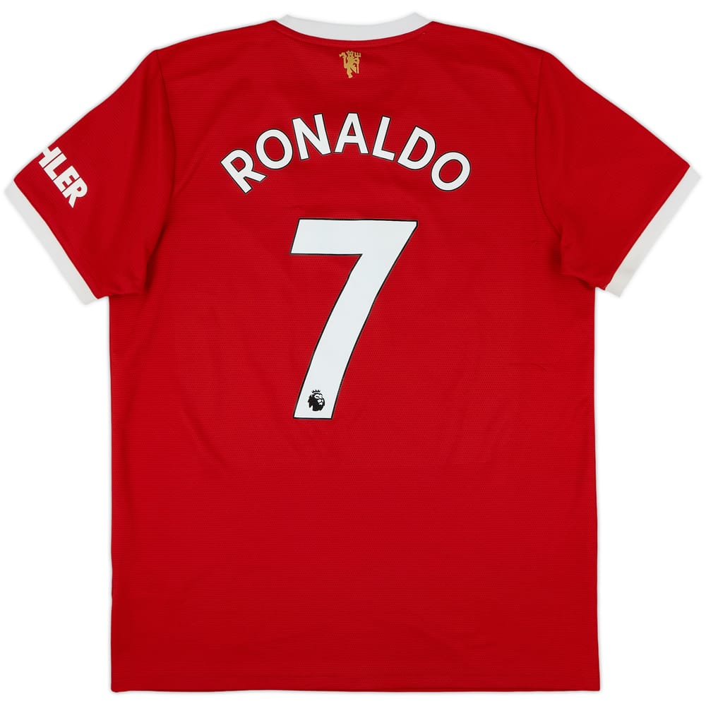 2021-22 Manchester United Home Shirt Ronaldo #7 - 8/10 - (L)