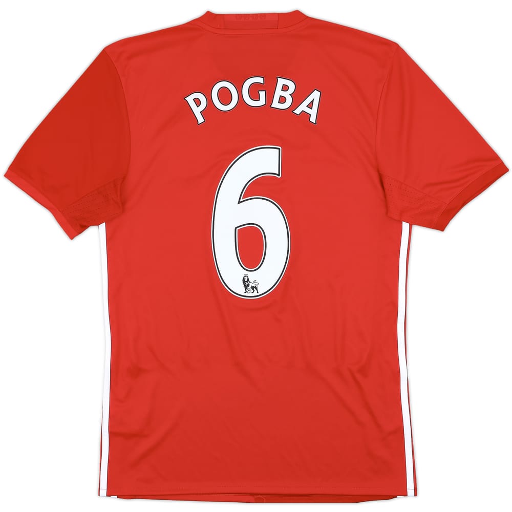 2016-17 Manchester United Home Shirt Pogba #6 - 8/10 - (S)