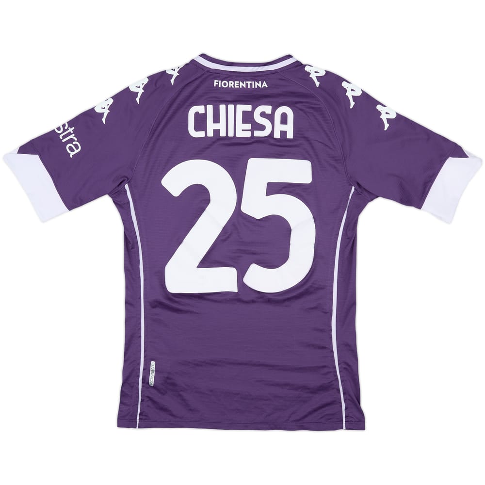 2020-21 Fiorentina Player Issue Home Shirt Chiesa #25 - 7/10 - (M)