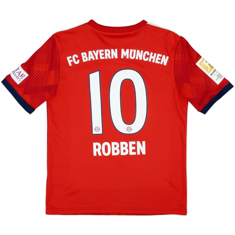 2018-19 Bayern Munich Home Shirt Robben #10 - 8/10 - (XL.Boys)