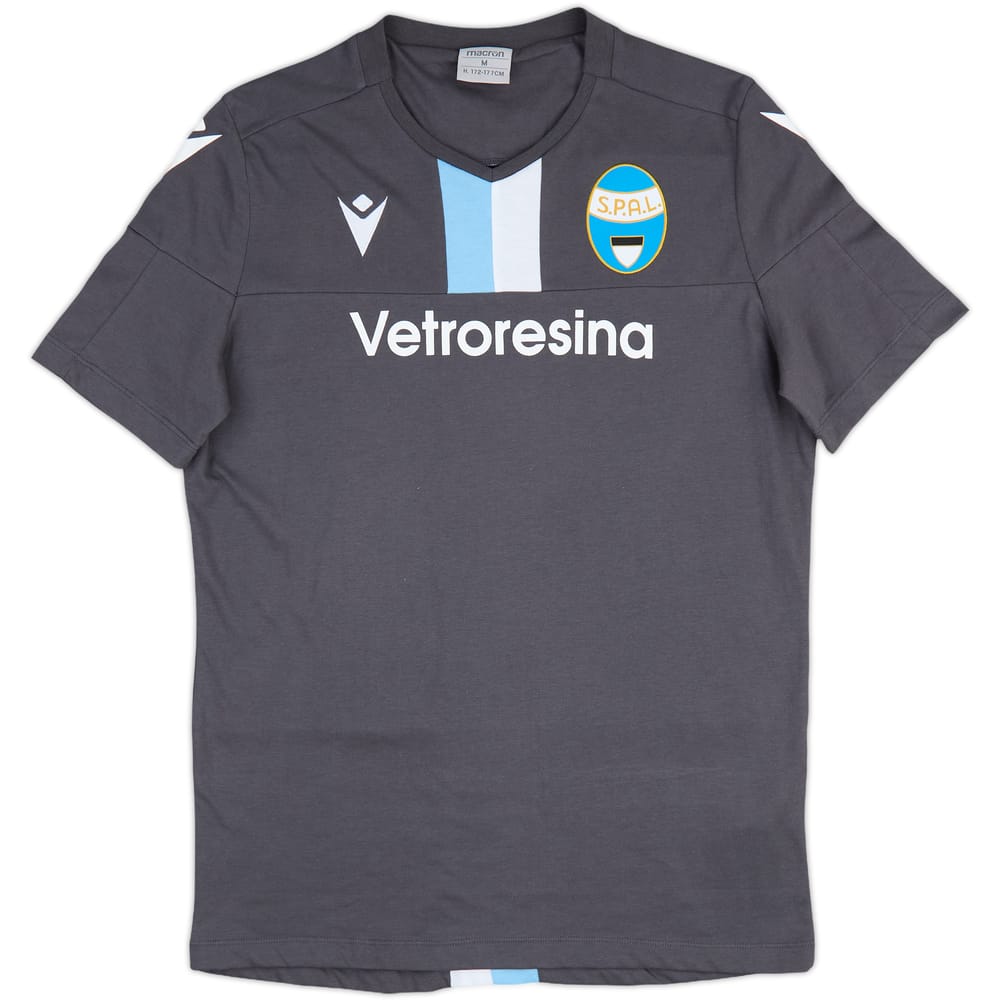2019-20 Spal Macron Cotton Tee - 8/10 - (M)