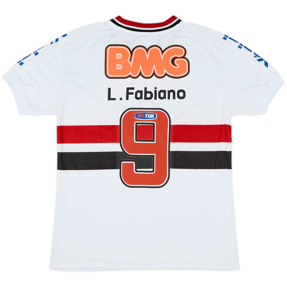 2011 Sao Paulo Home Shirt L.Fabiano #9 - 7/10 - (S)