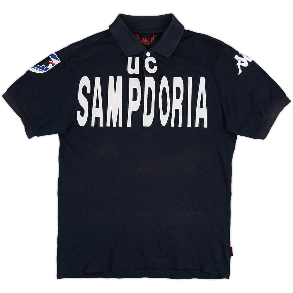 2008-09 Sampdoria Kappa Polo Shirt - 7/10 - (S)