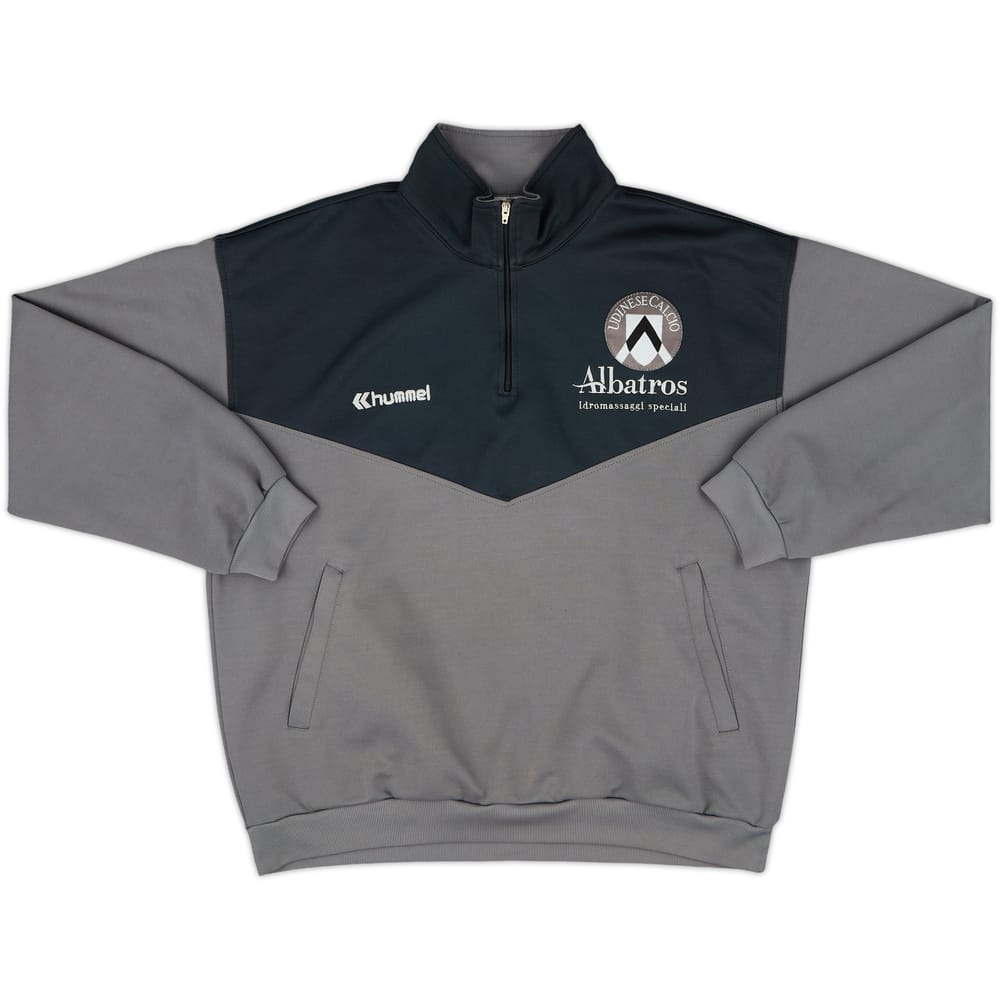 1995-96 Udinese Hummel 1/4 Zip Drill Top - 8/10 - (M)