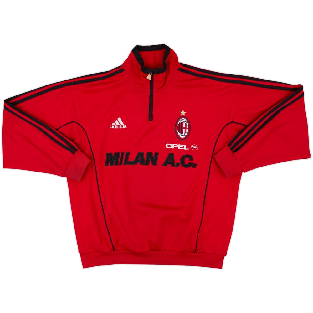1999-00 AC Milan adidas 1/4 Zip Training Top - 4/10 - (L)