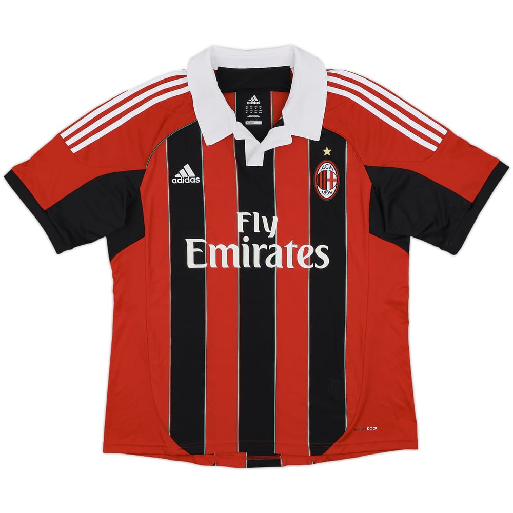 2012-13 AC Milan Home Shirt #17 - 8/10 - (XL)