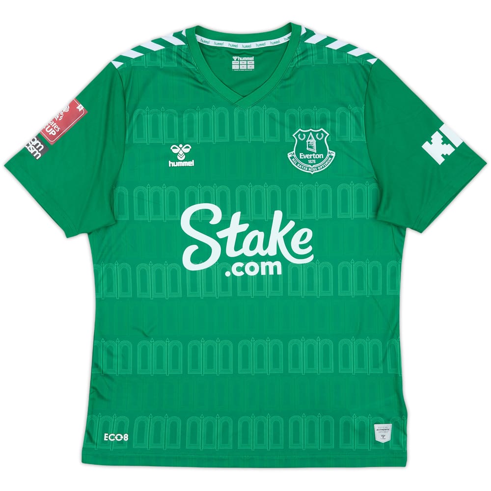 2023-24 Everton GK S/S Shirt - 10/10 - (L)