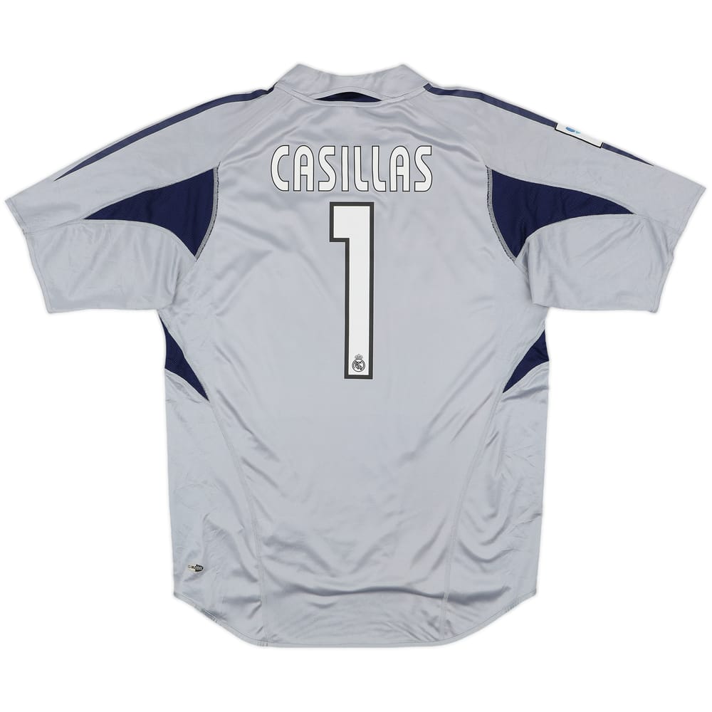 2004-05 Real Madrid GK S/S Shirt Casillas #1 - 7/10 - (M)