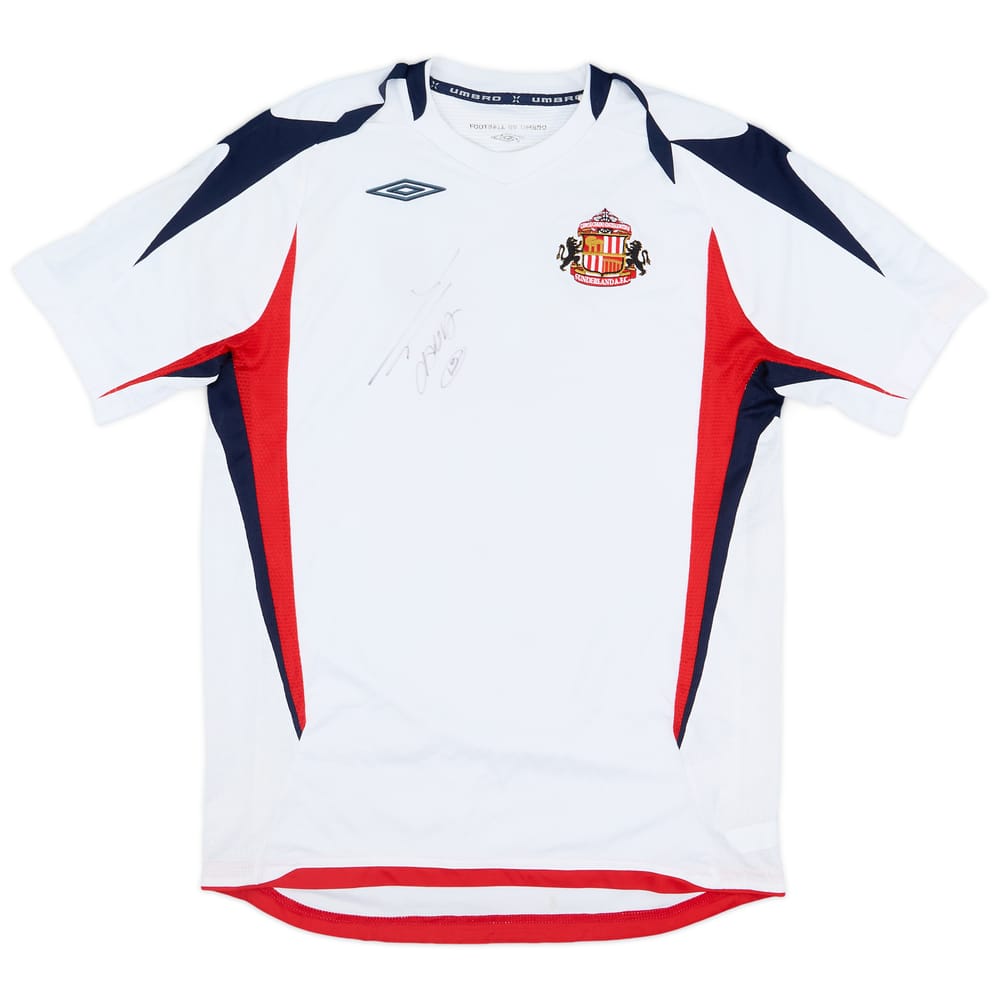 2007-08 Sunderland Signed Umbro Training Shirt - 5/10 - (XL.Boys)
