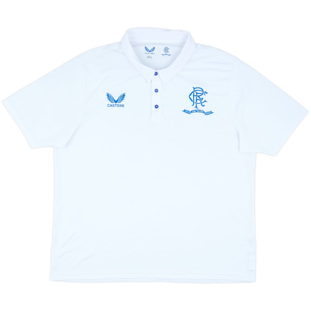 2021-22 Rangers '150 Years Anniversary' Polo Shirt - 8/10 - (4XL)