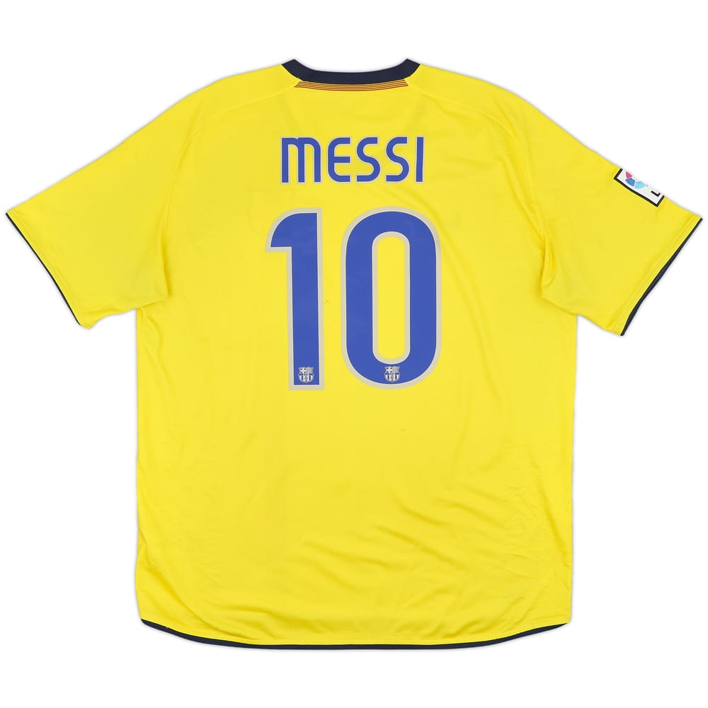 2008-10 Barcelona Away Shirt Messi #10 - 6/10 - (XL)