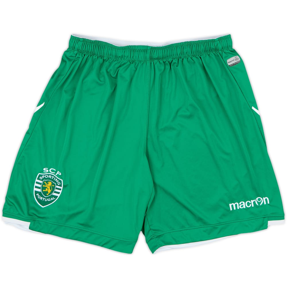2014-15 Sporting CP Home Shorts - 10/10 - (XL)