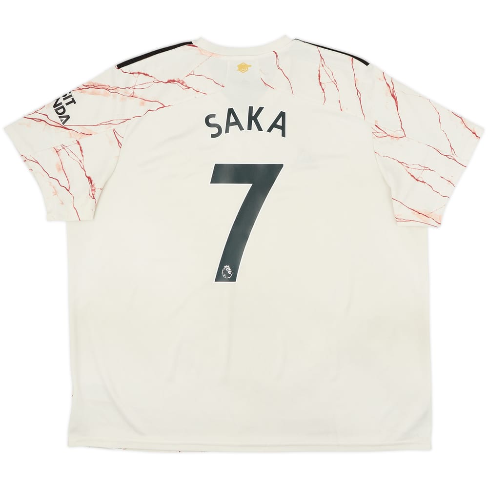 2020-21 Arsenal Away Shirt Saka #7 - 6/10 - (3XL)