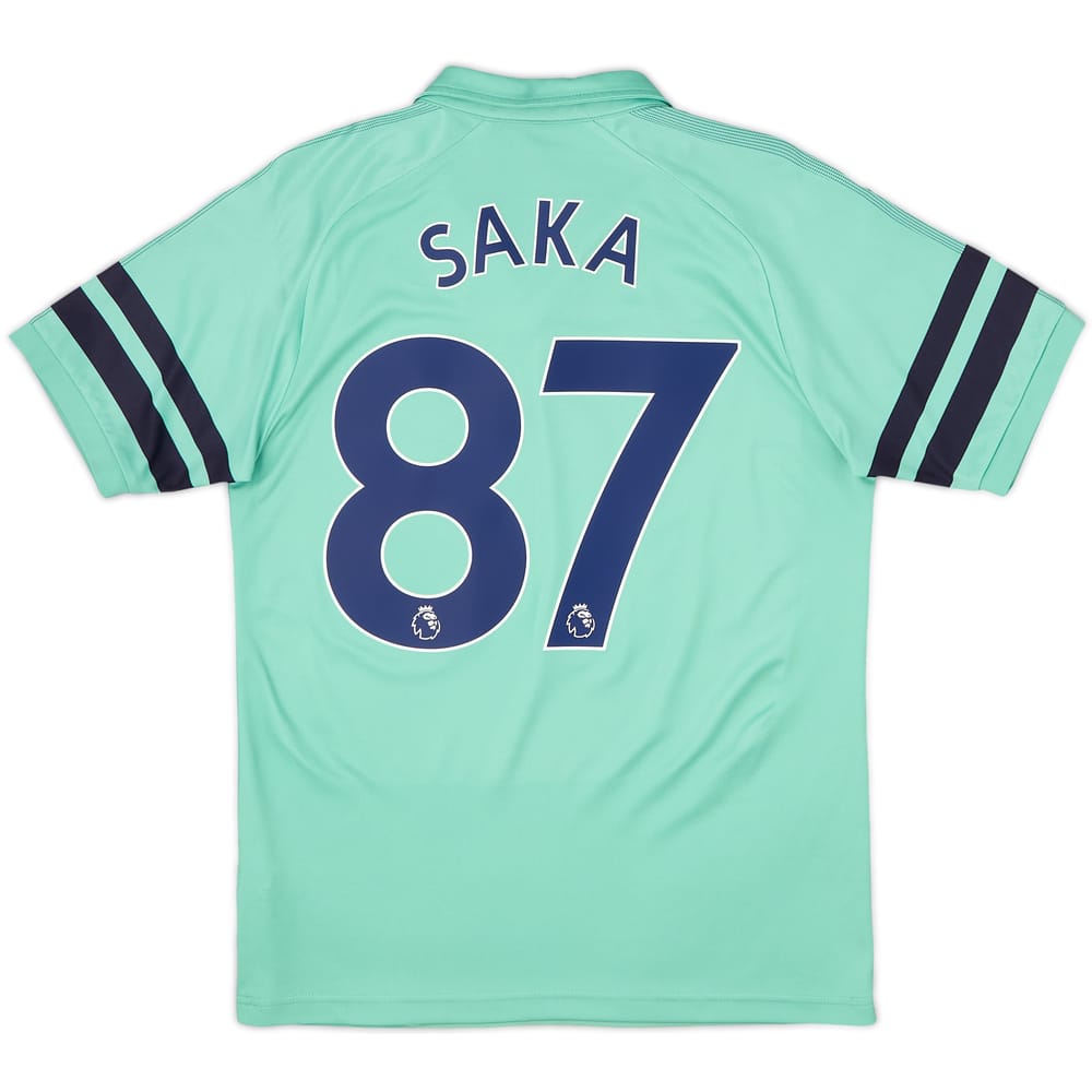 2018-19 Arsenal Third Shirt Saka #87 - 9/10 - (S)