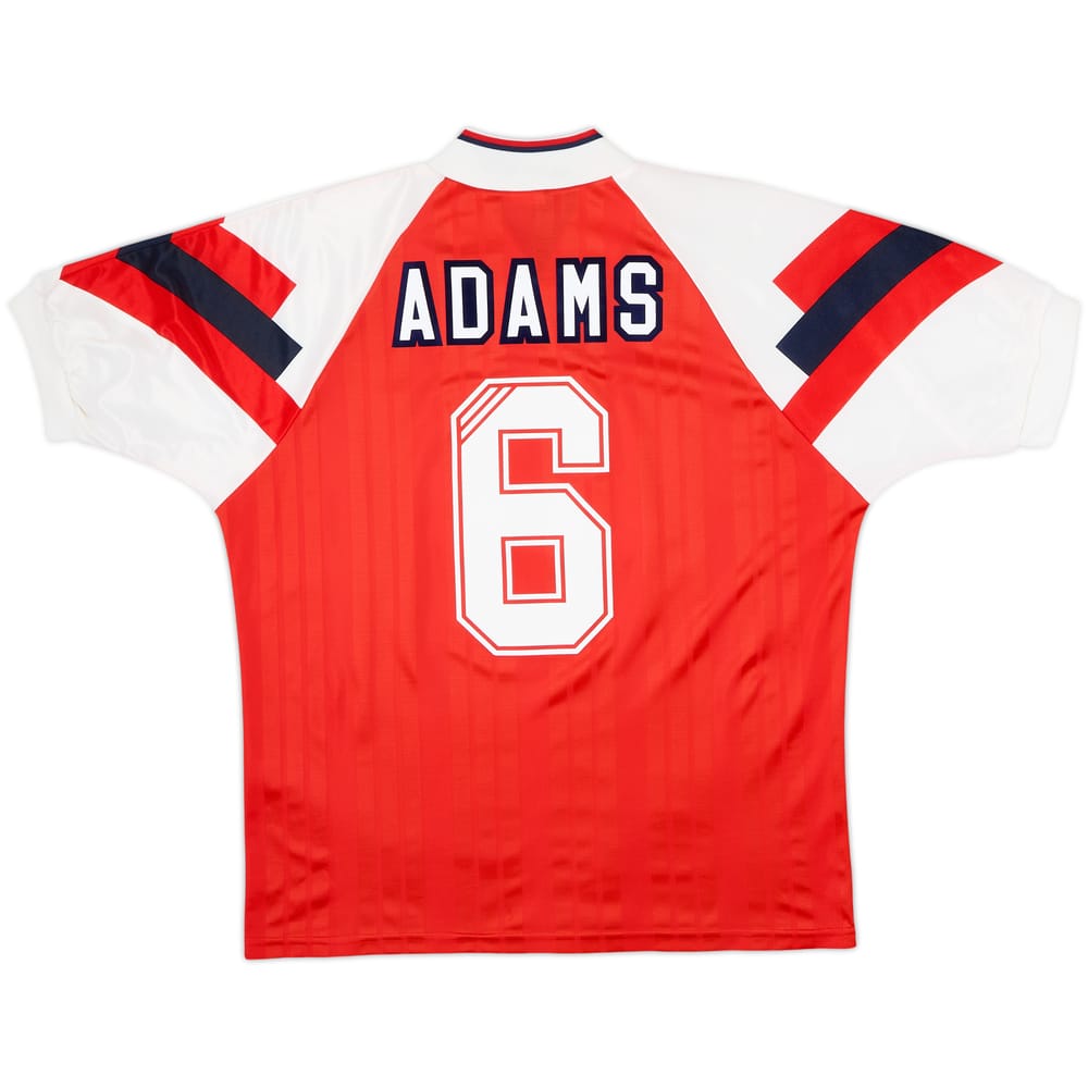 1992-94 Arsenal Home Shirt Adams #6 - 8/10 - (M/L)