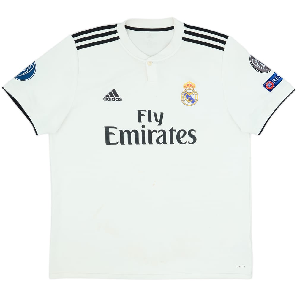 2018-19 Real Madrid Home Shirt - 5/10 - (XL)