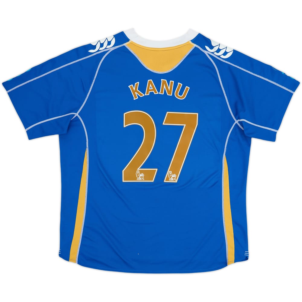 2007-08 Portsmouth Home Shirt Kanu #27 - 6/10 - (XL)