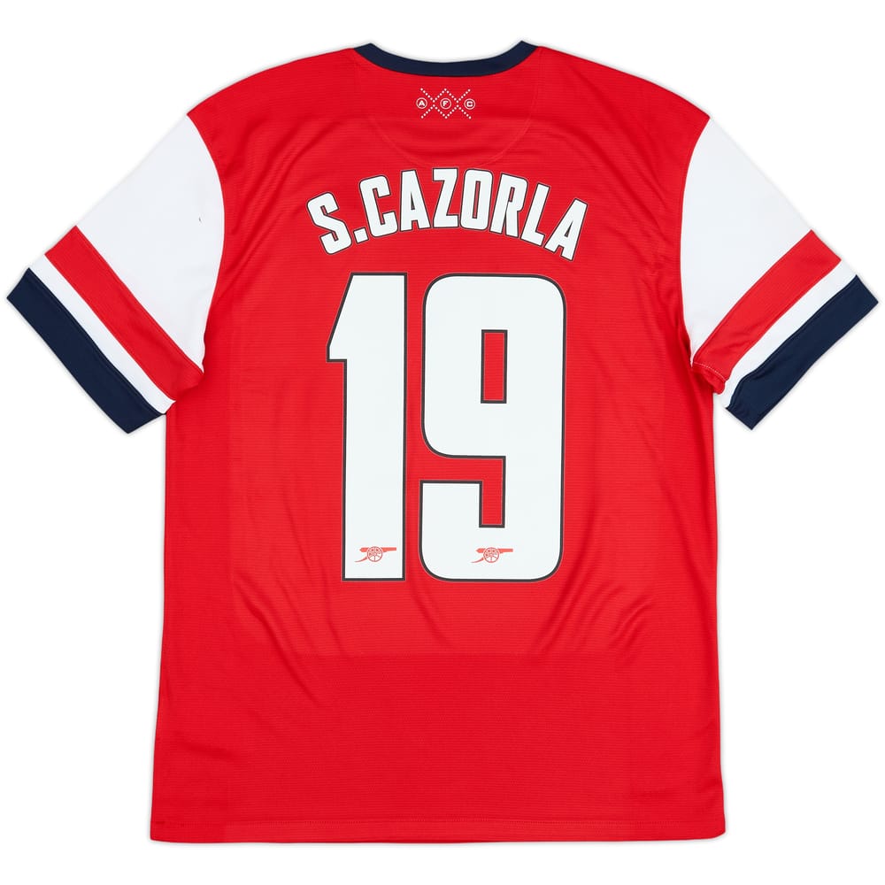 2012-14 Arsenal Home Shirt S.Cazorla #19
