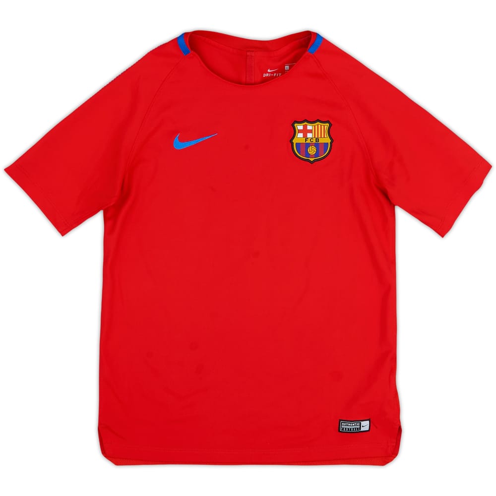 2017-18 Barcelona Nike Training Shirt - 8/10 - (12-13 Years)