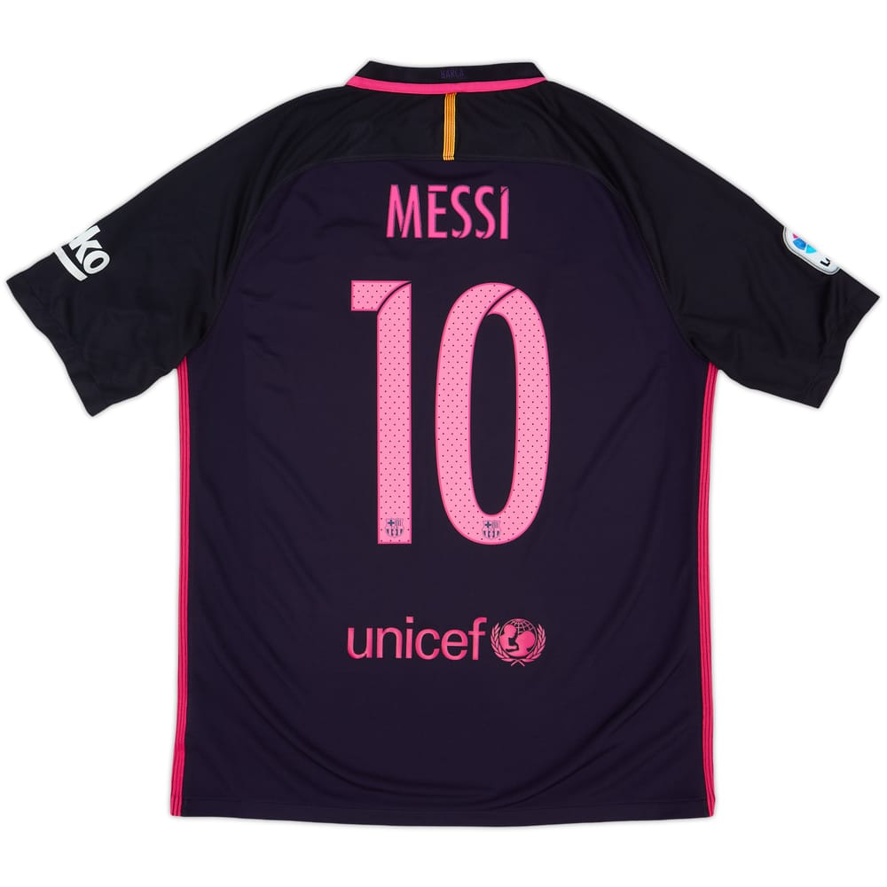 2016-17 Barcelona Away Shirt Messi #10 - 8/10 - (L)