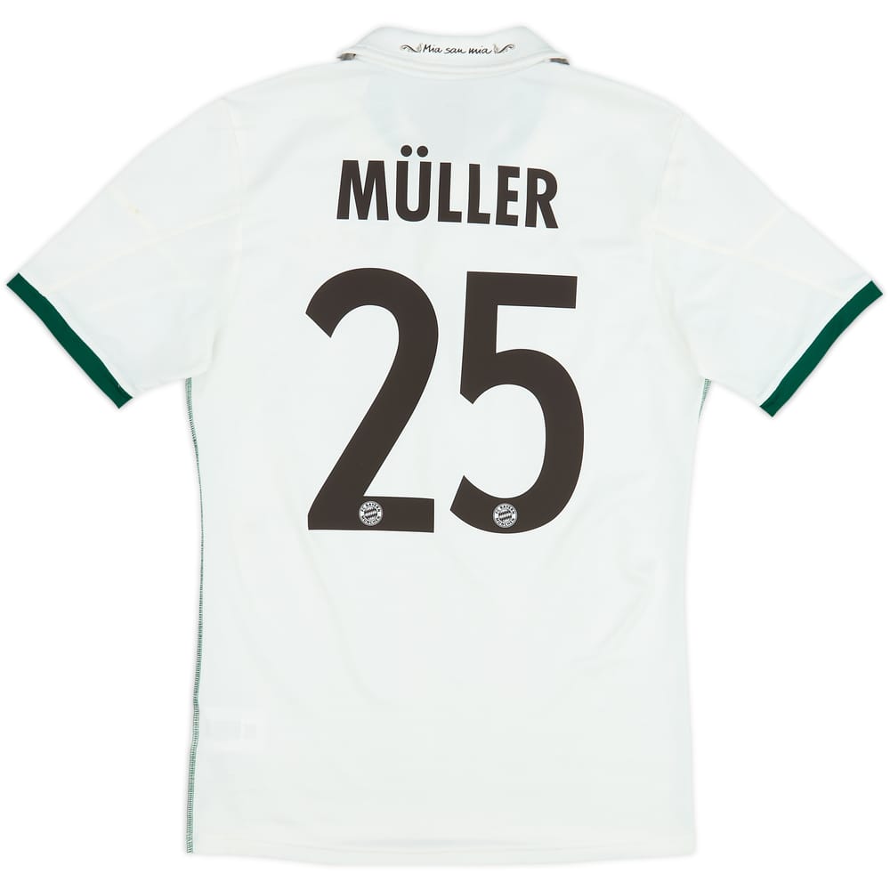 2013-14 Bayern Munich Player Issue Away Shirt Muller #25 - 6/10 - (M)