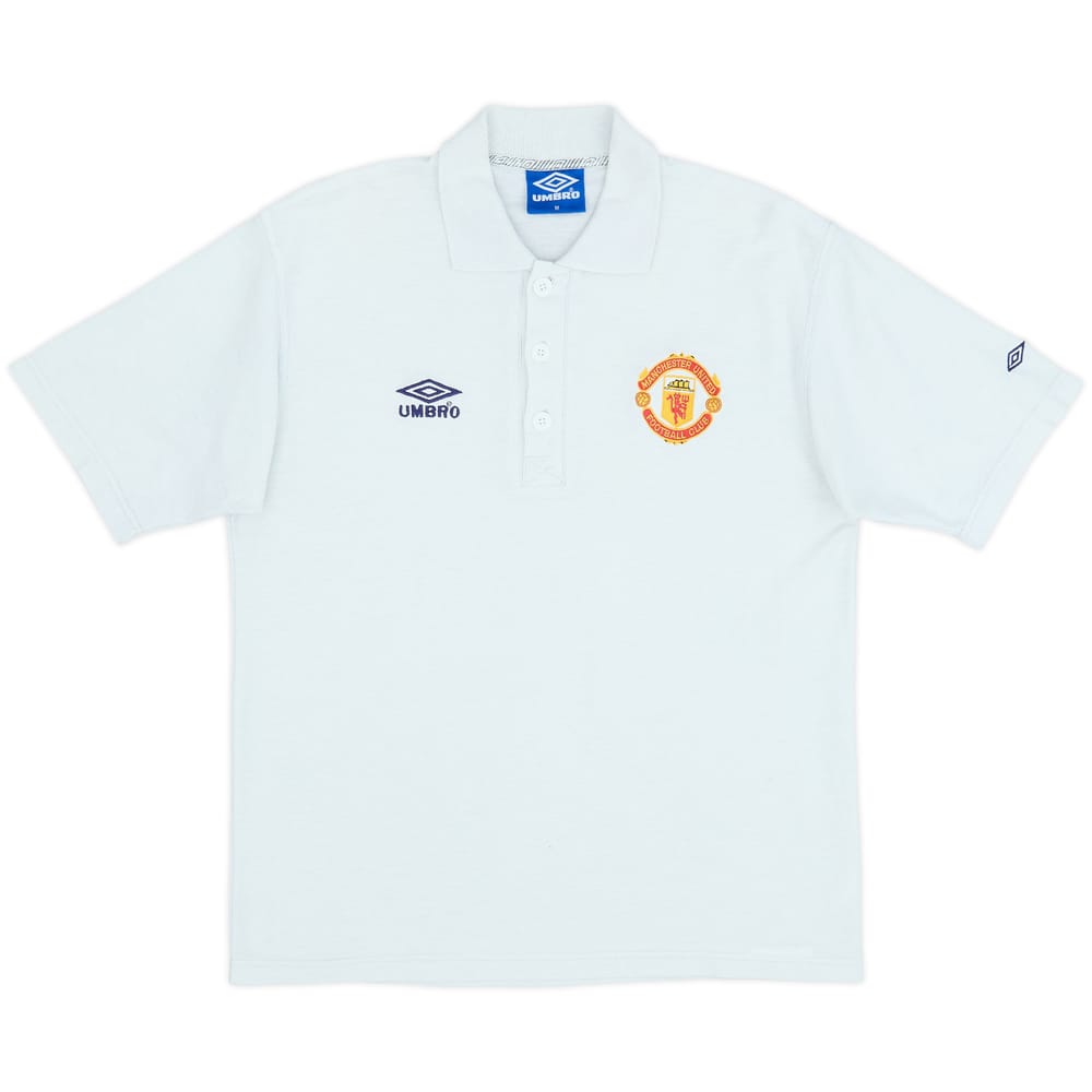 1998-99 Manchester United Umbro Polo Shirt - 8/10 - (M)