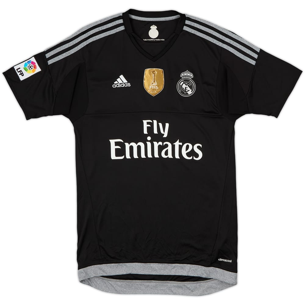 2015-16 Real Madrid GK S/S Shirt - 6/10 - (S)