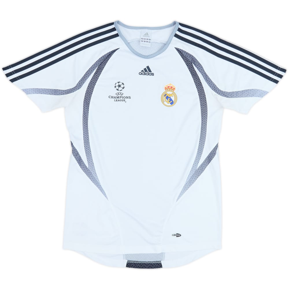 2006-07 Real Madrid CL adidas Training Shirt - 8/10 - (S/M)