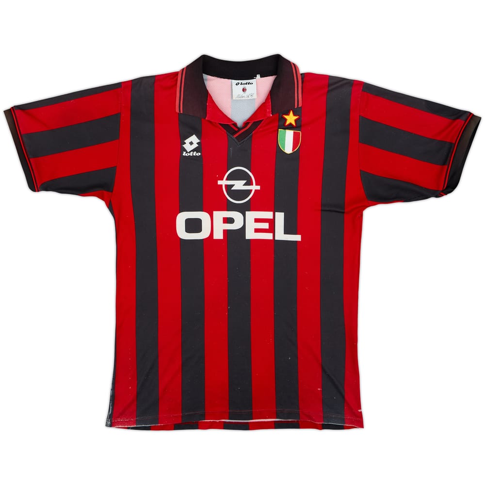 1996-97 AC Milan Home Shirt - 5/10 - (L)