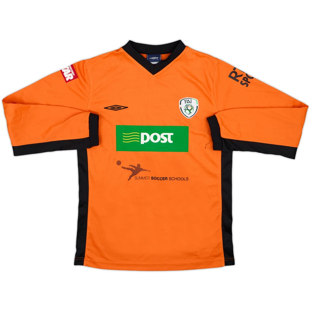 2007-08 Ireland Umbro 'Summer Soccer School' GK Training Shirt - 8/10 - (XL.Boys)