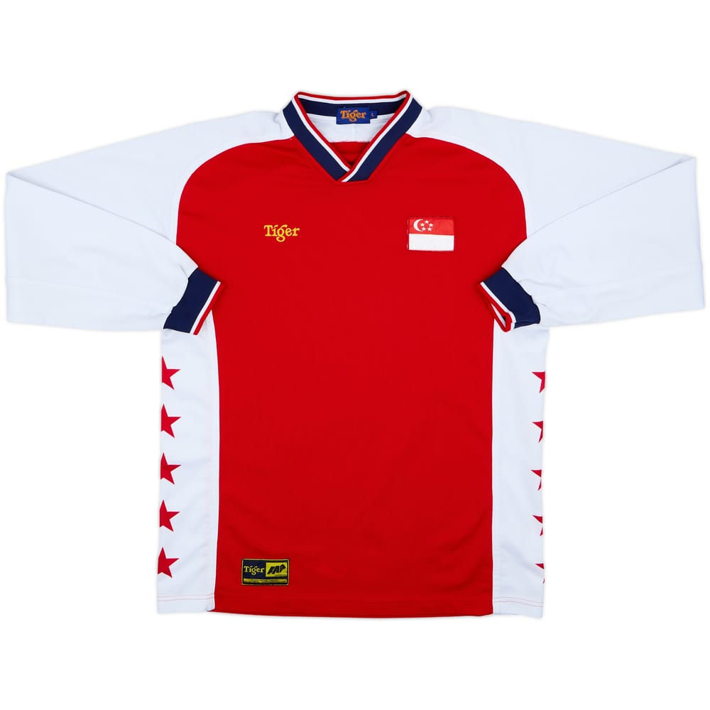 2001 Singapore Home L/S Shirt - 7/10 - (L)