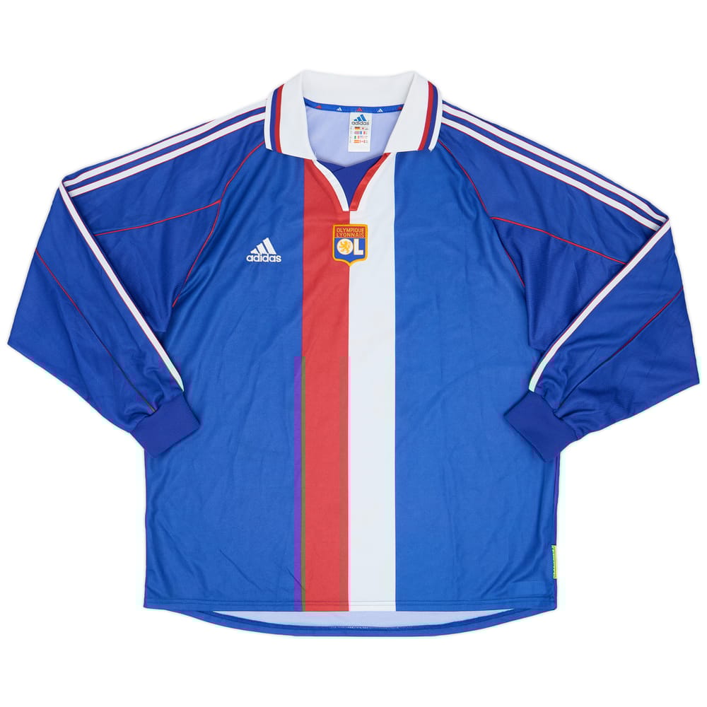 2000-01 Lyon Player Issue Third L/S Shirt - 6/10 - (XL)